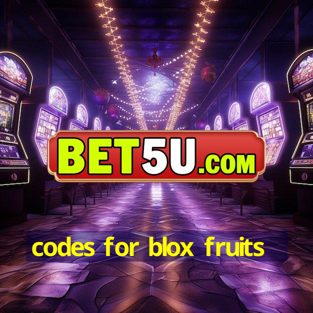 codes for blox fruits